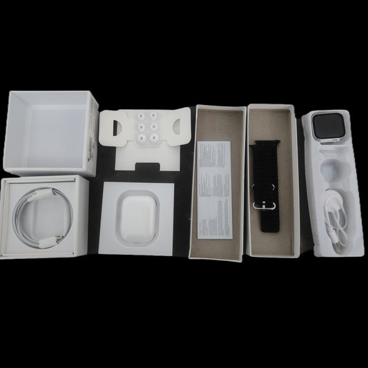 airpods pro 2 (active noise cancellation ) premium smart watch (both 1 year warranty)