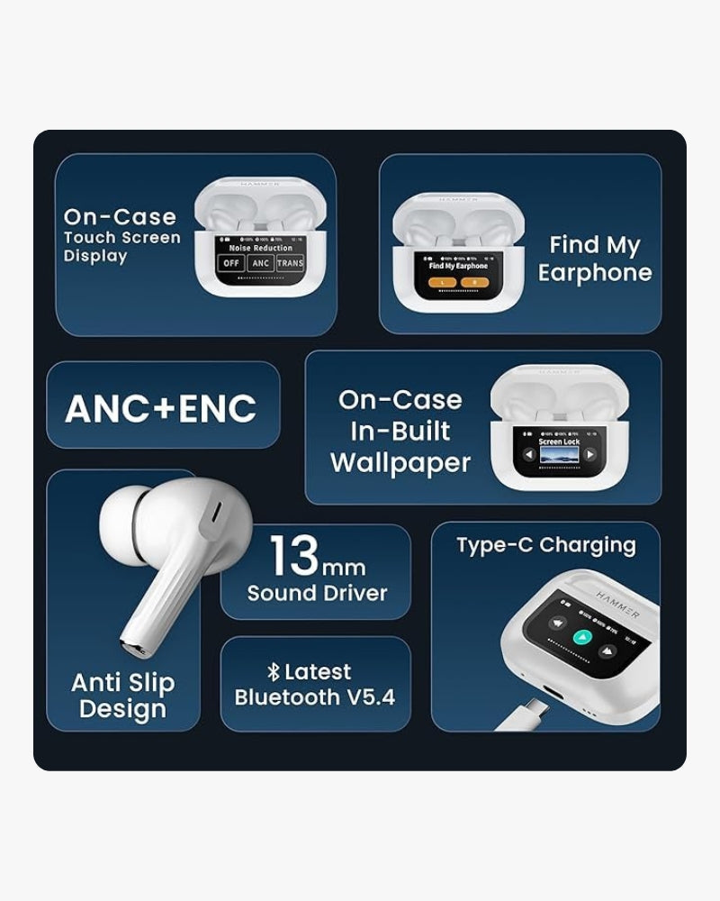 screen ear pods pro latest gen 2